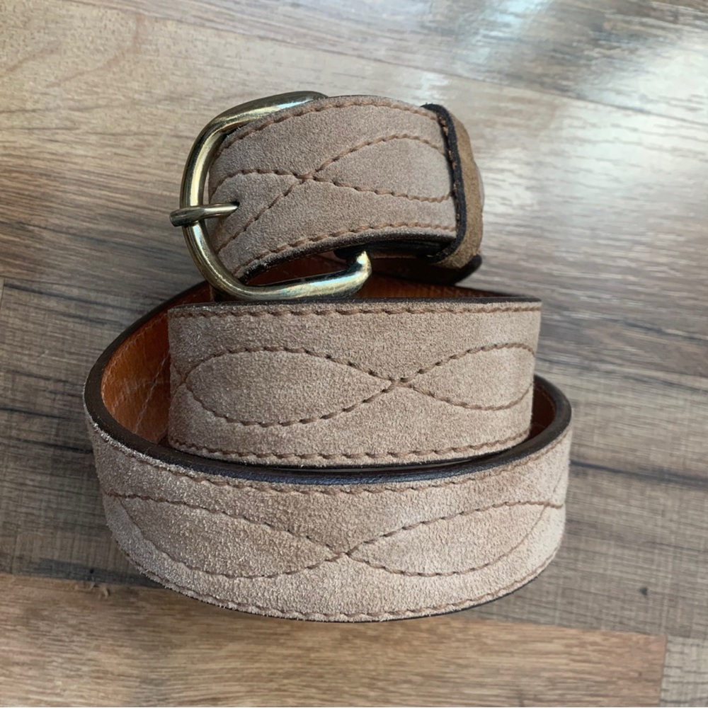 Vintage Leather Belt Lintone 34